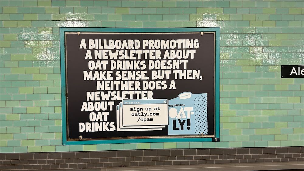 Oatly's 2023 Global Email Marketing List Growth Campaign